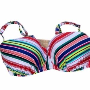 Cacique Rainbow Swim Top